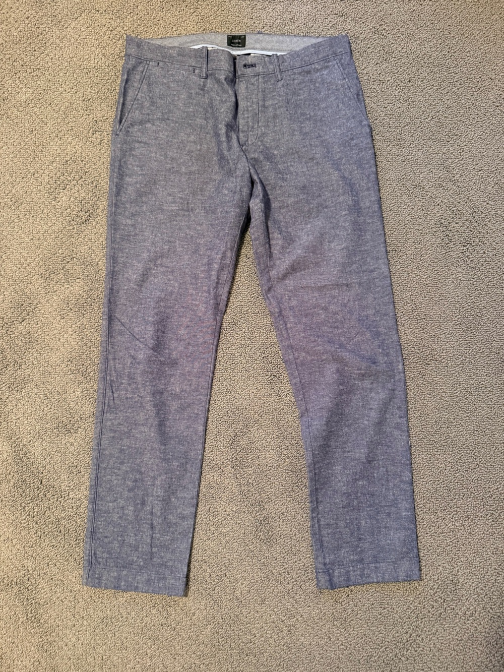 J. Crew Men’s Blue Chambray Dress Pants
